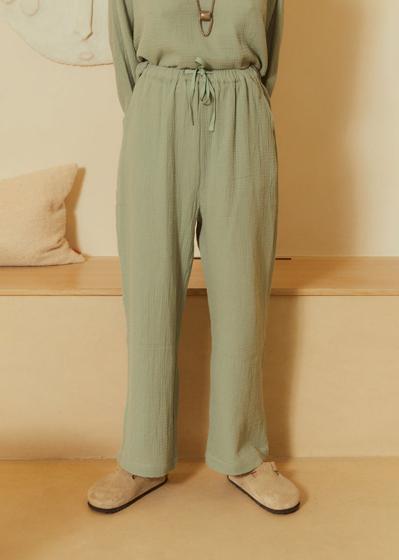 L.F.Markey Camry Trousers - Duck Egg