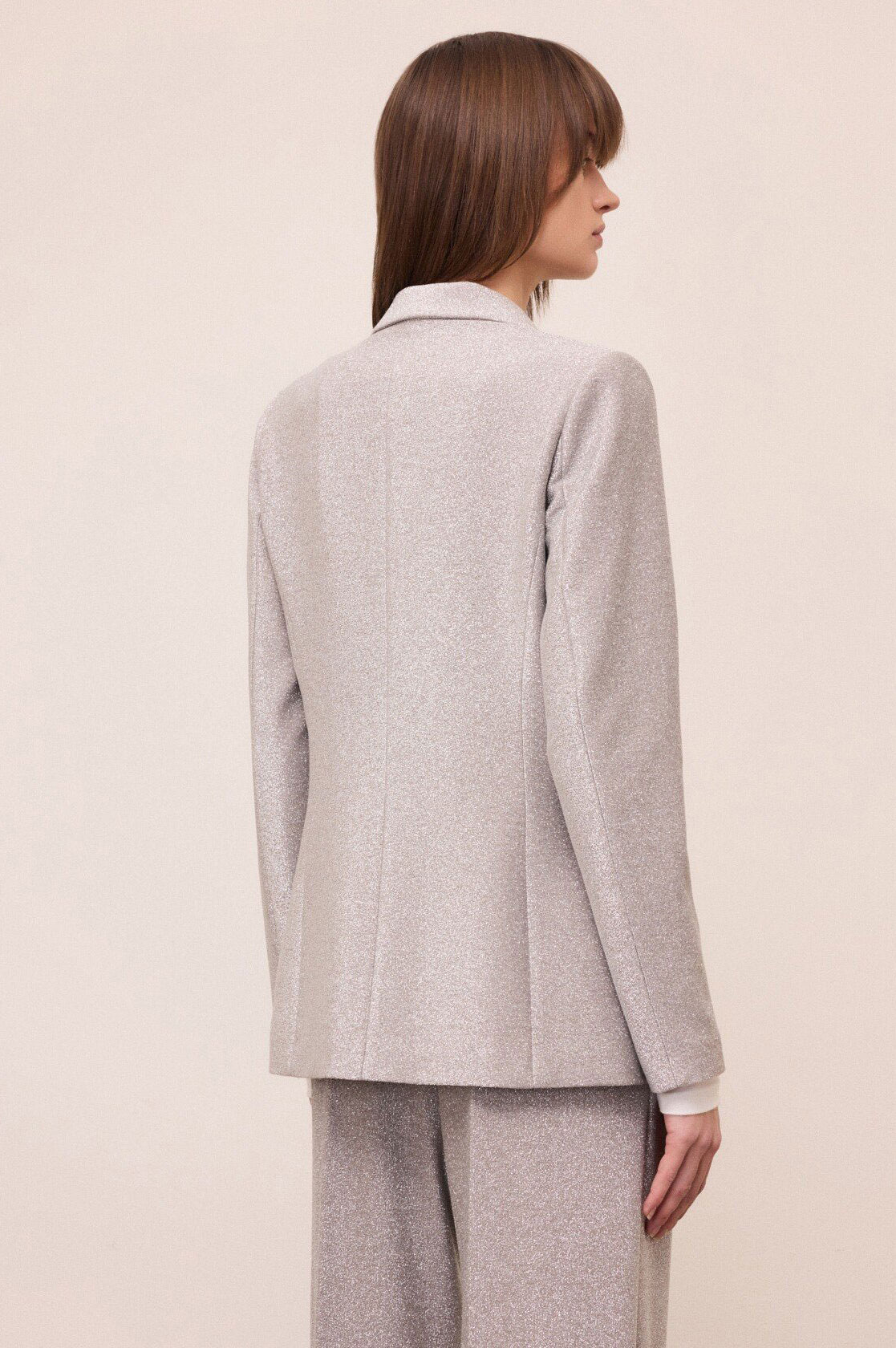 Ottod'Ame Single-Breasted Blazer - Silver