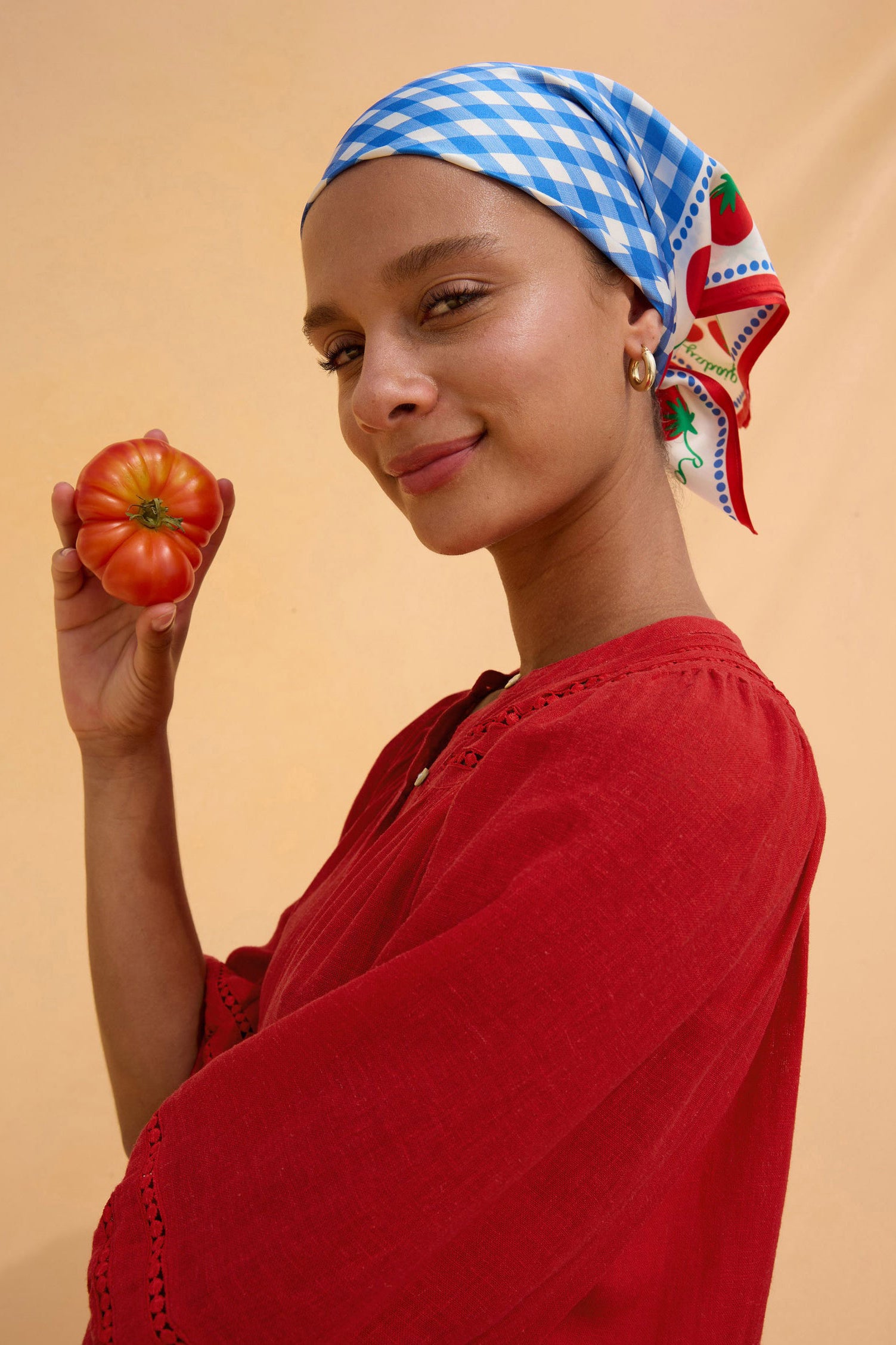 Rails Theia Top - Tomato