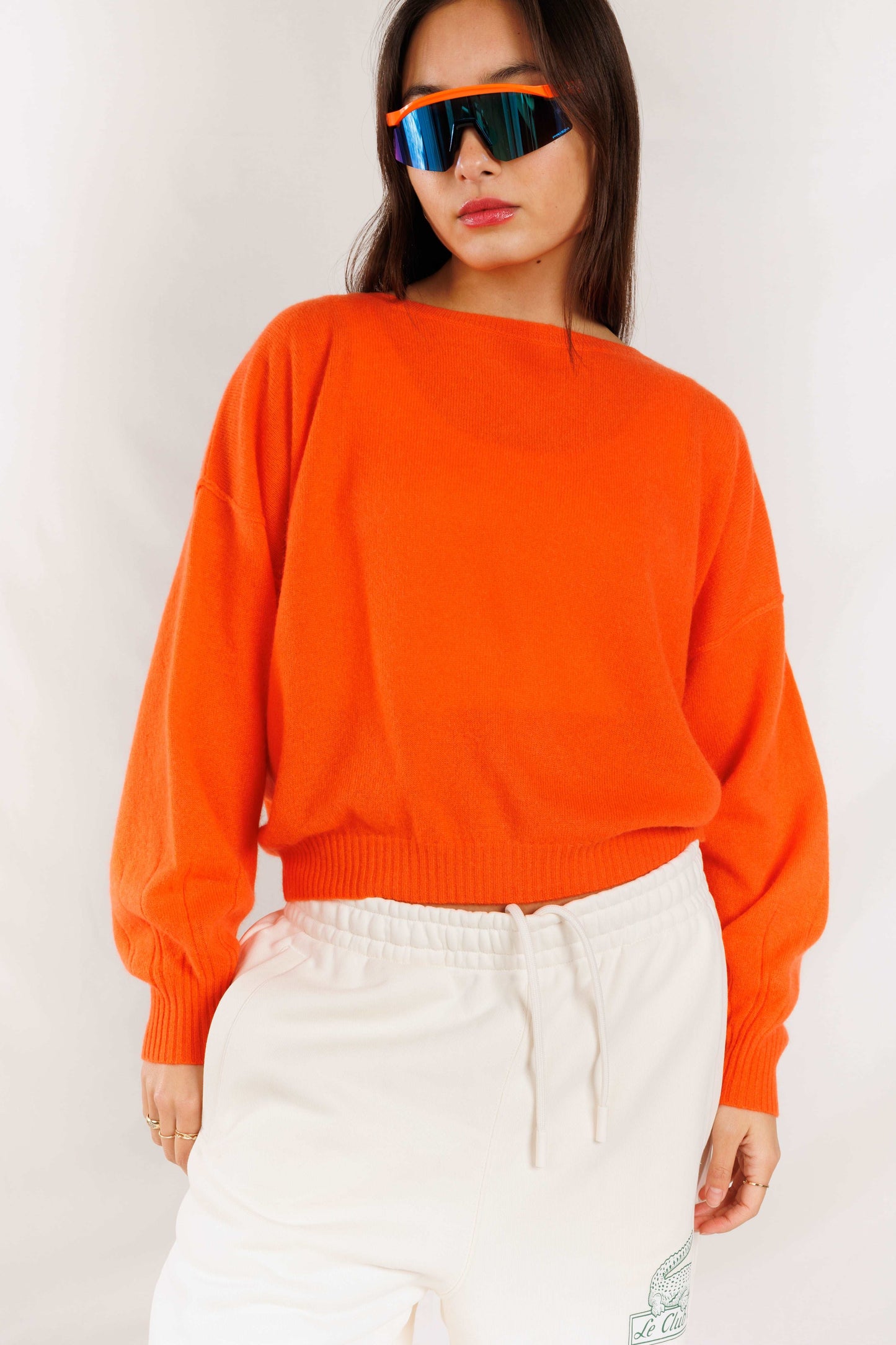 Crush - Abby Balloon Sweat - Papaya