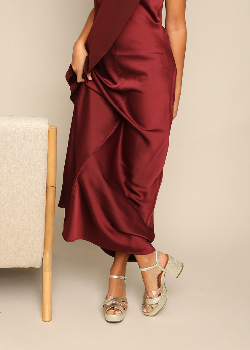 Esska Caitlyn Metallic Multi Heeled Sandals