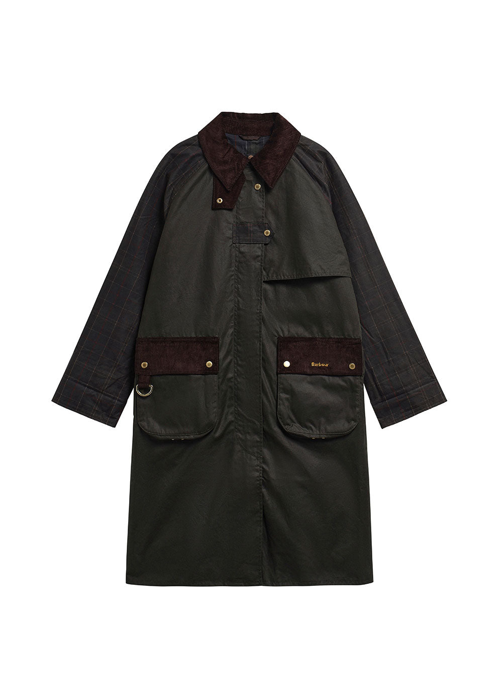 Barbour Checked Kirklees Wax Jacket