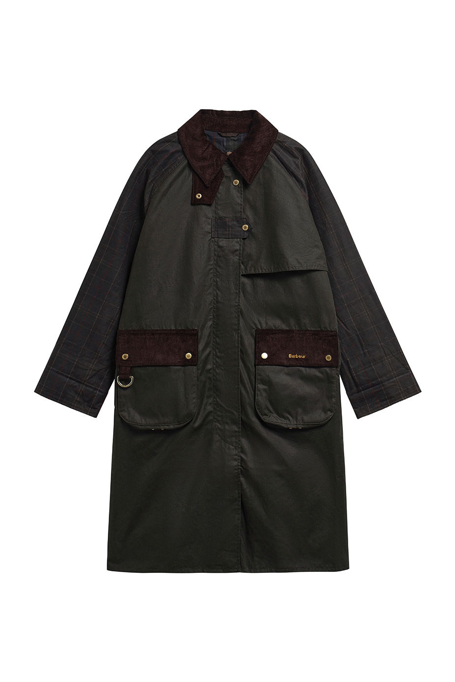 Barbour Checked Kirklees Wax Jacket