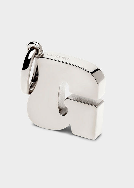 Coluri Letter G Charm - Silver