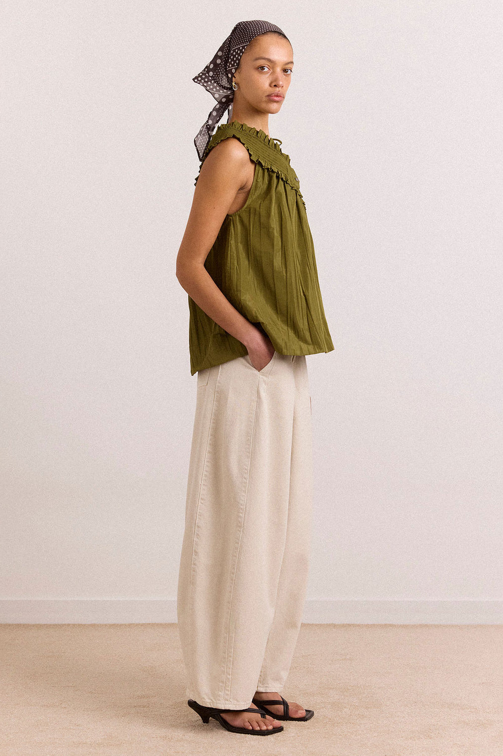 Damson Madder Barrel Erika Jeans - Stone Wash