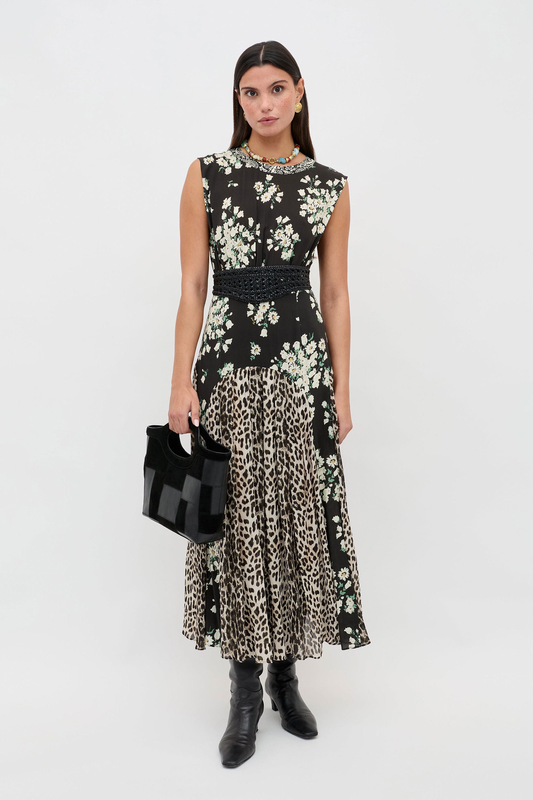 Rixo Coralie Midi Dress