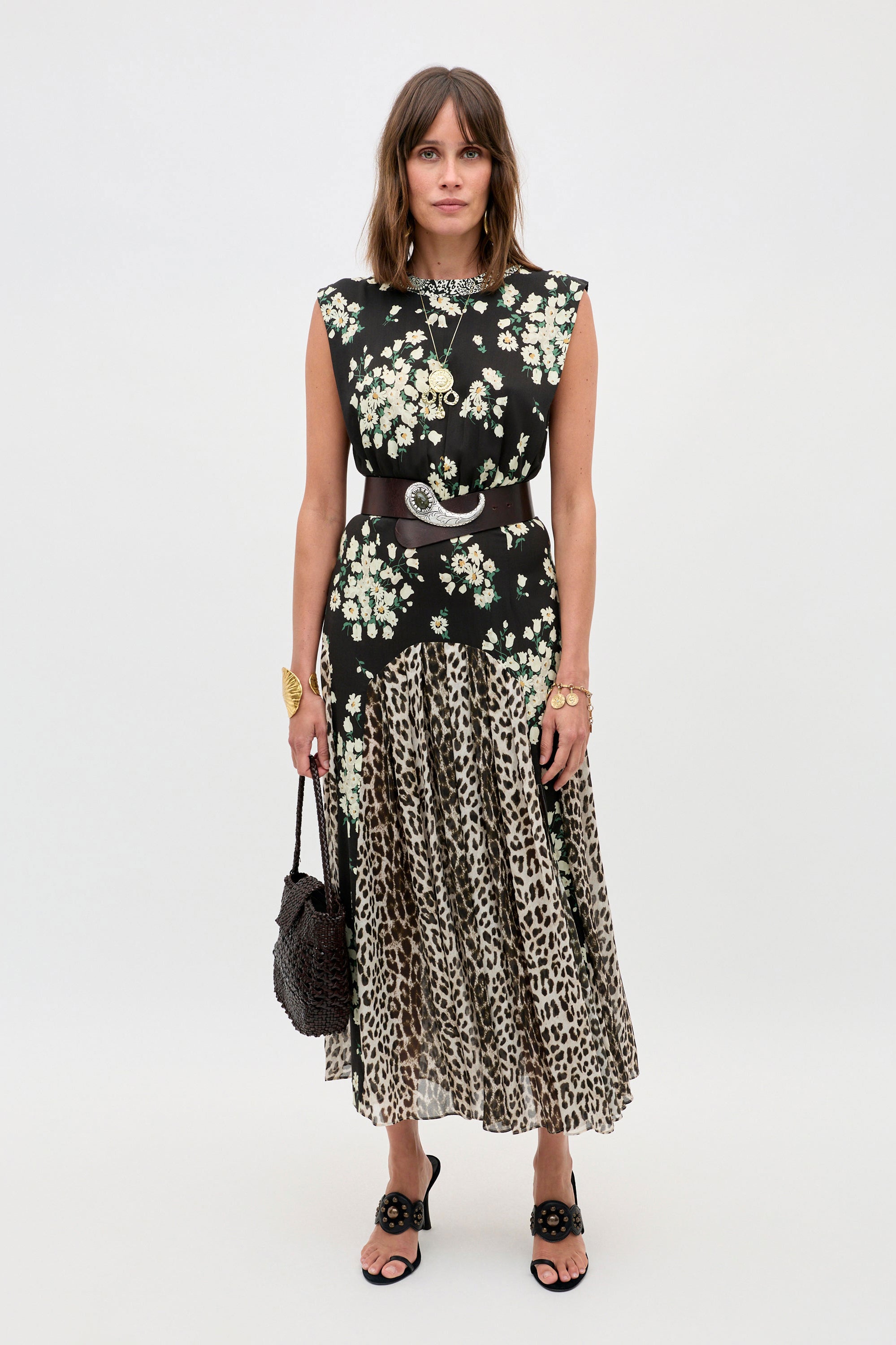 Rixo Coralie Midi Dress