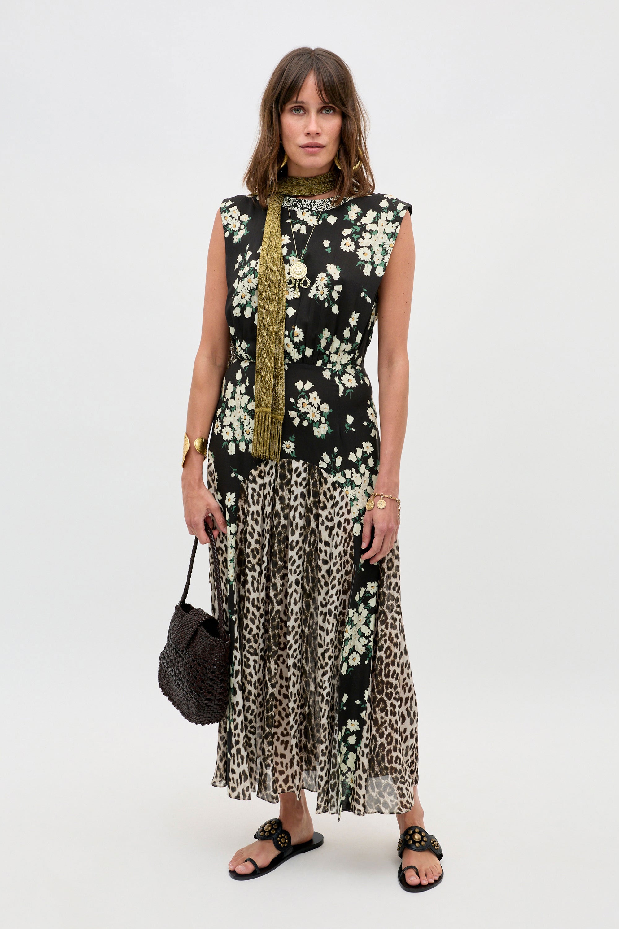 Rixo Coralie Midi Dress