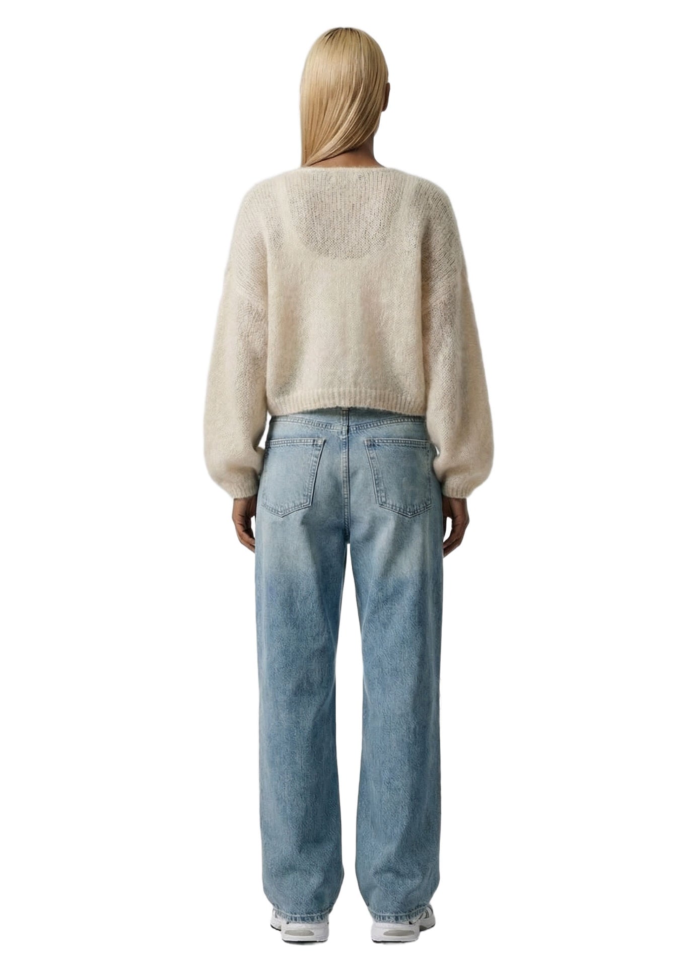 American Dreams Cornelia Cropped Cardigan - Beige