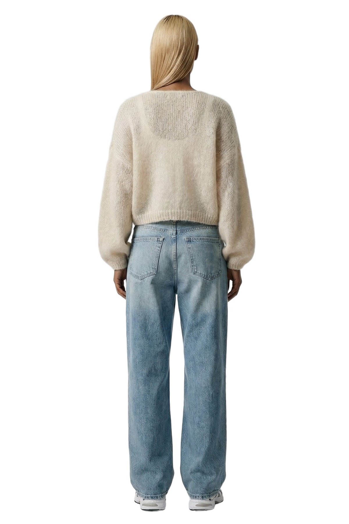 American Dreams Cornelia Cropped Cardigan - Beige