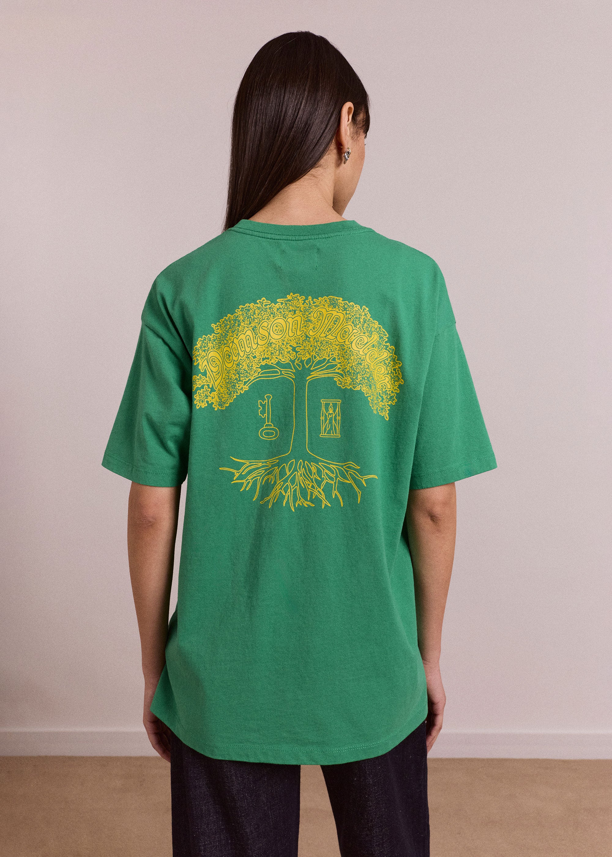 Damson Madder Daily Rituals Graphic Tee - Green