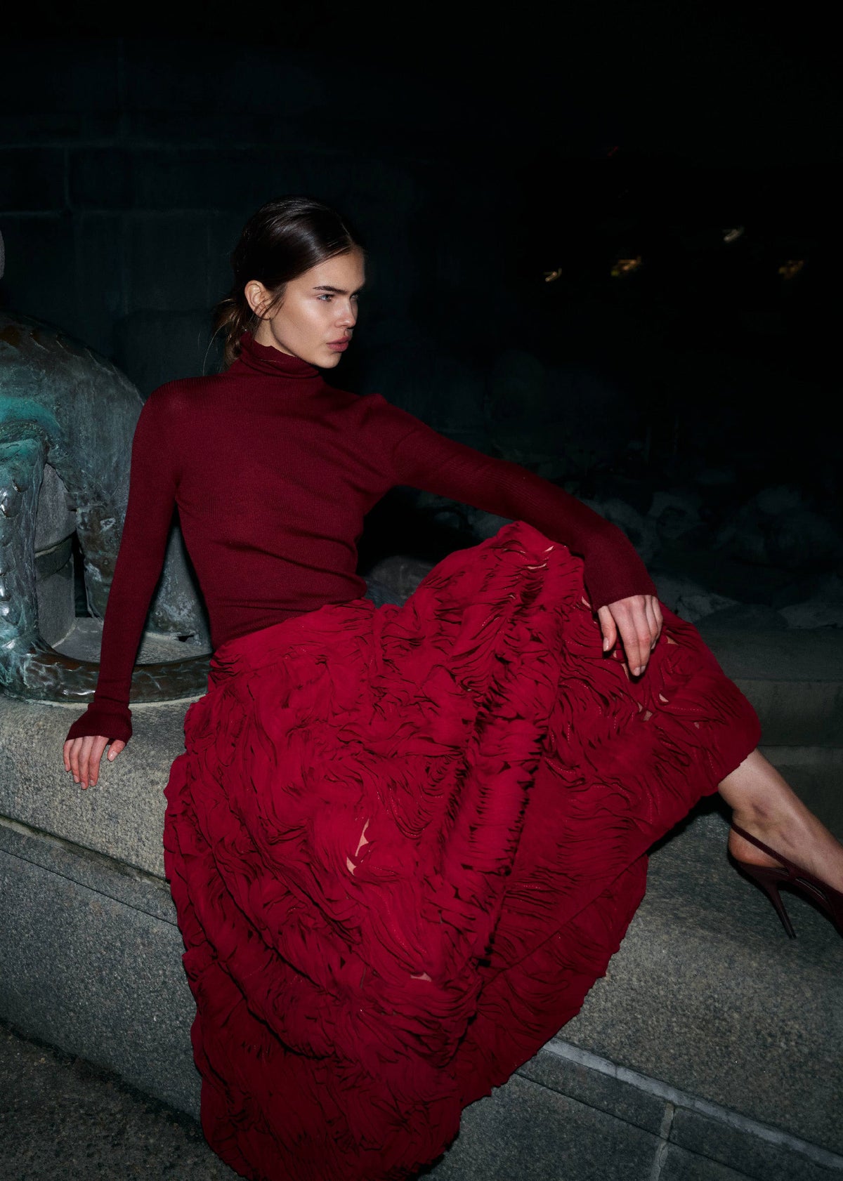 DAY Birger et Mikkelsen DAYMaylee Ruffled Lacy Skirt