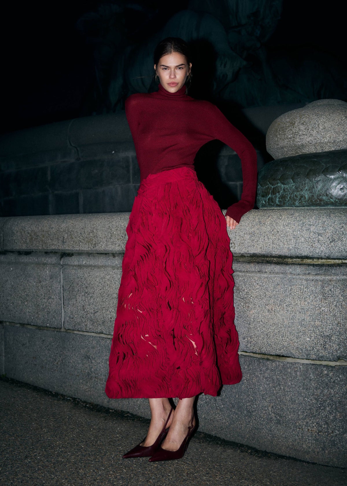 DAY Birger et Mikkelsen DAYMaylee Ruffled Lacy Skirt