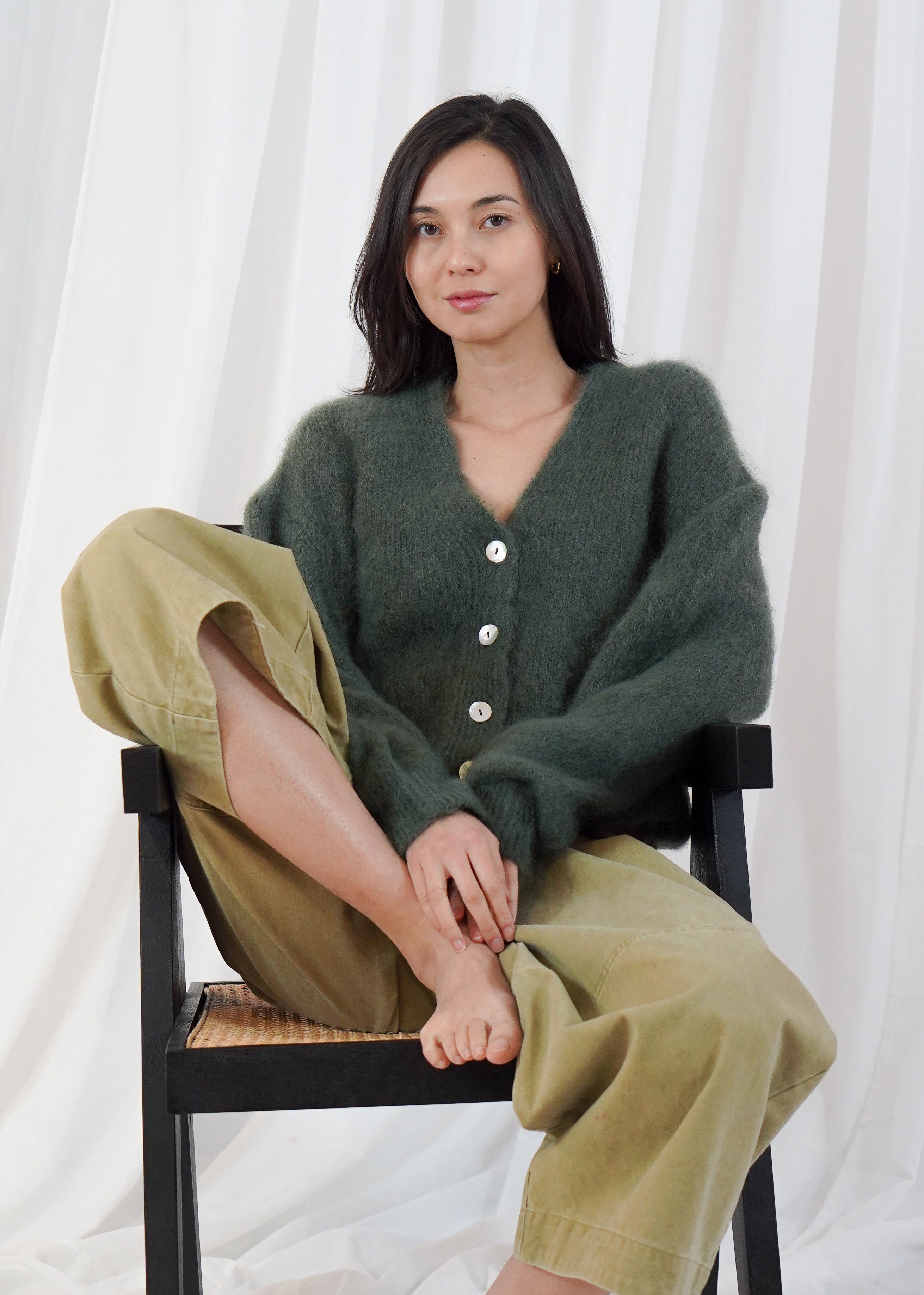 TWNS Malia Cardigan - Military