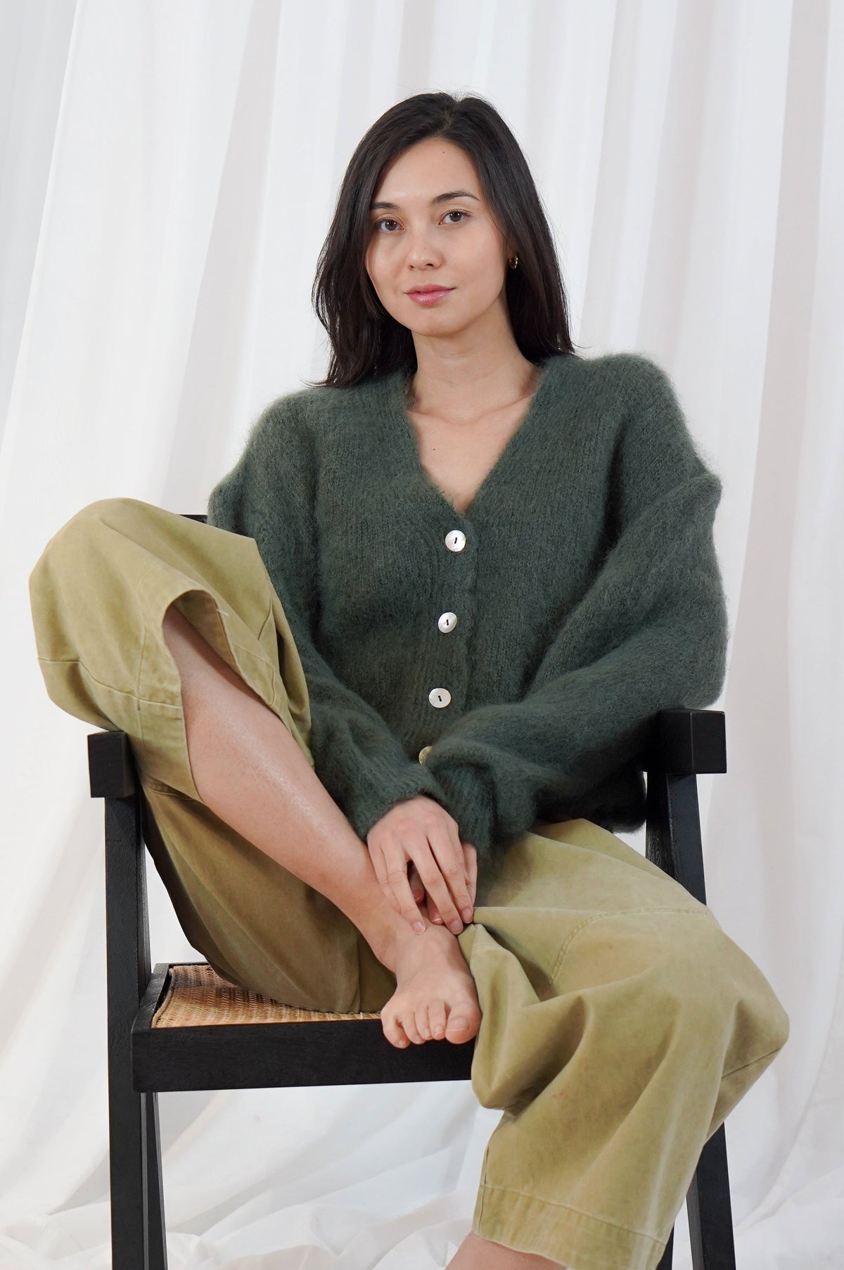 TWNS Malia Cardigan - Military