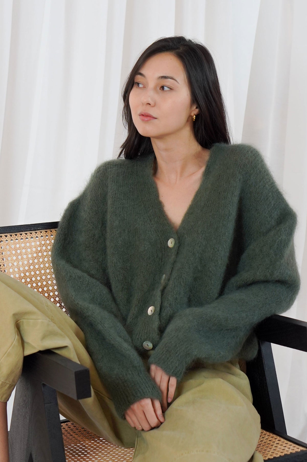 TWNS Malia Cardigan - Military