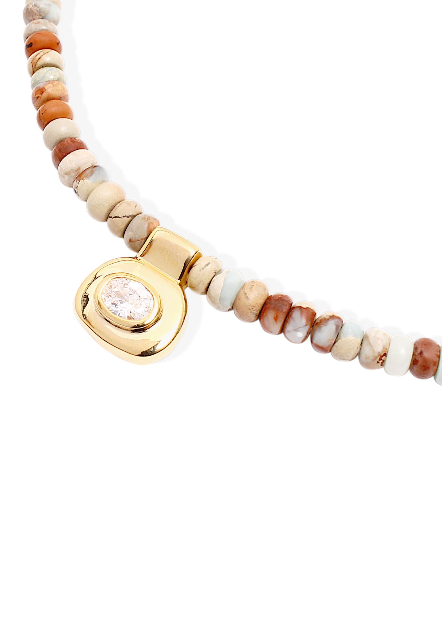 By Alona Dunaway Necklace - Aquaterra Jasper and Gold