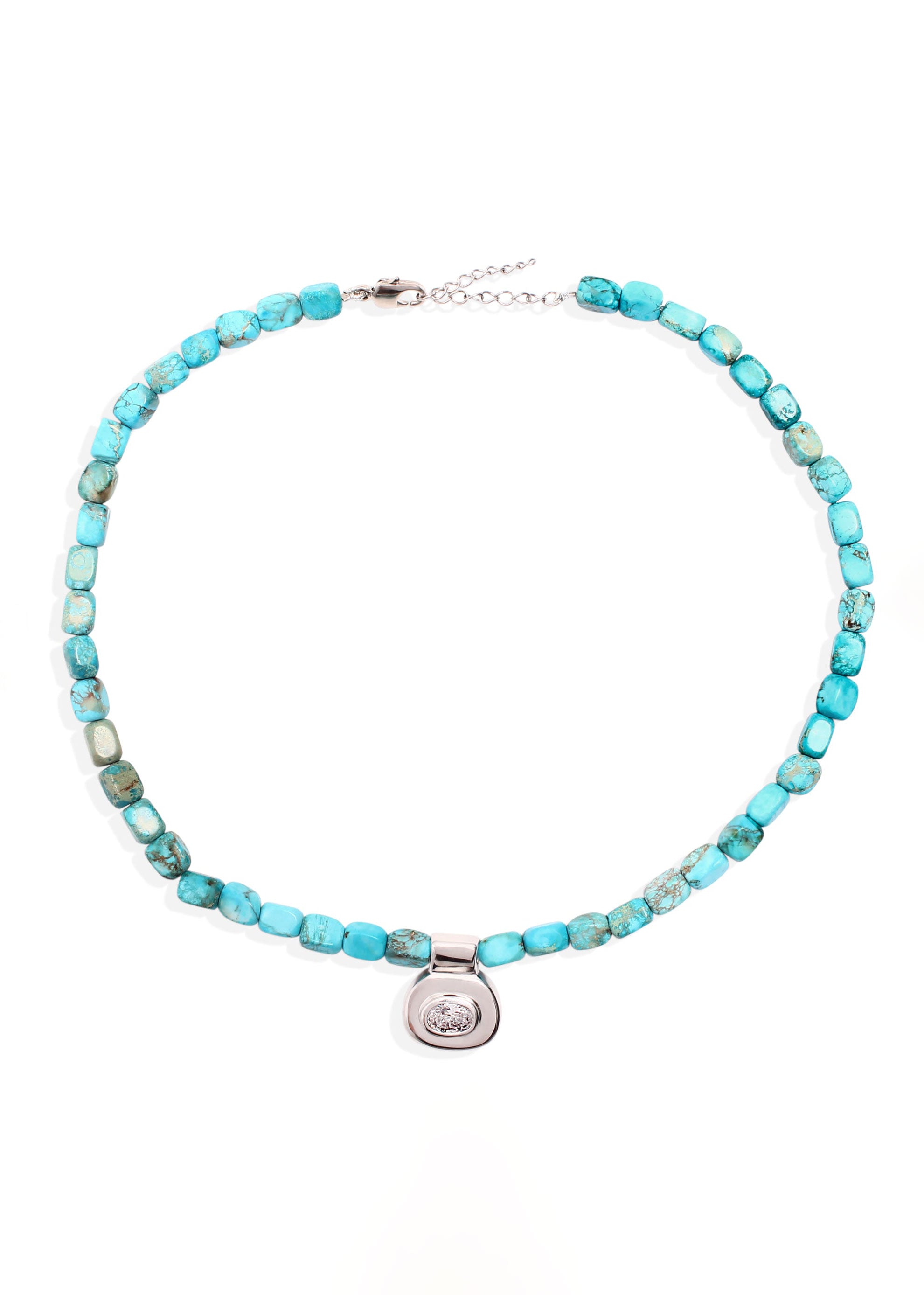 By Alona Dunaway Necklace - Turquoise and Silver