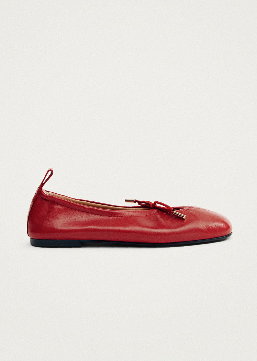 Alohas Rosalind Leather Ballet Flats - Red