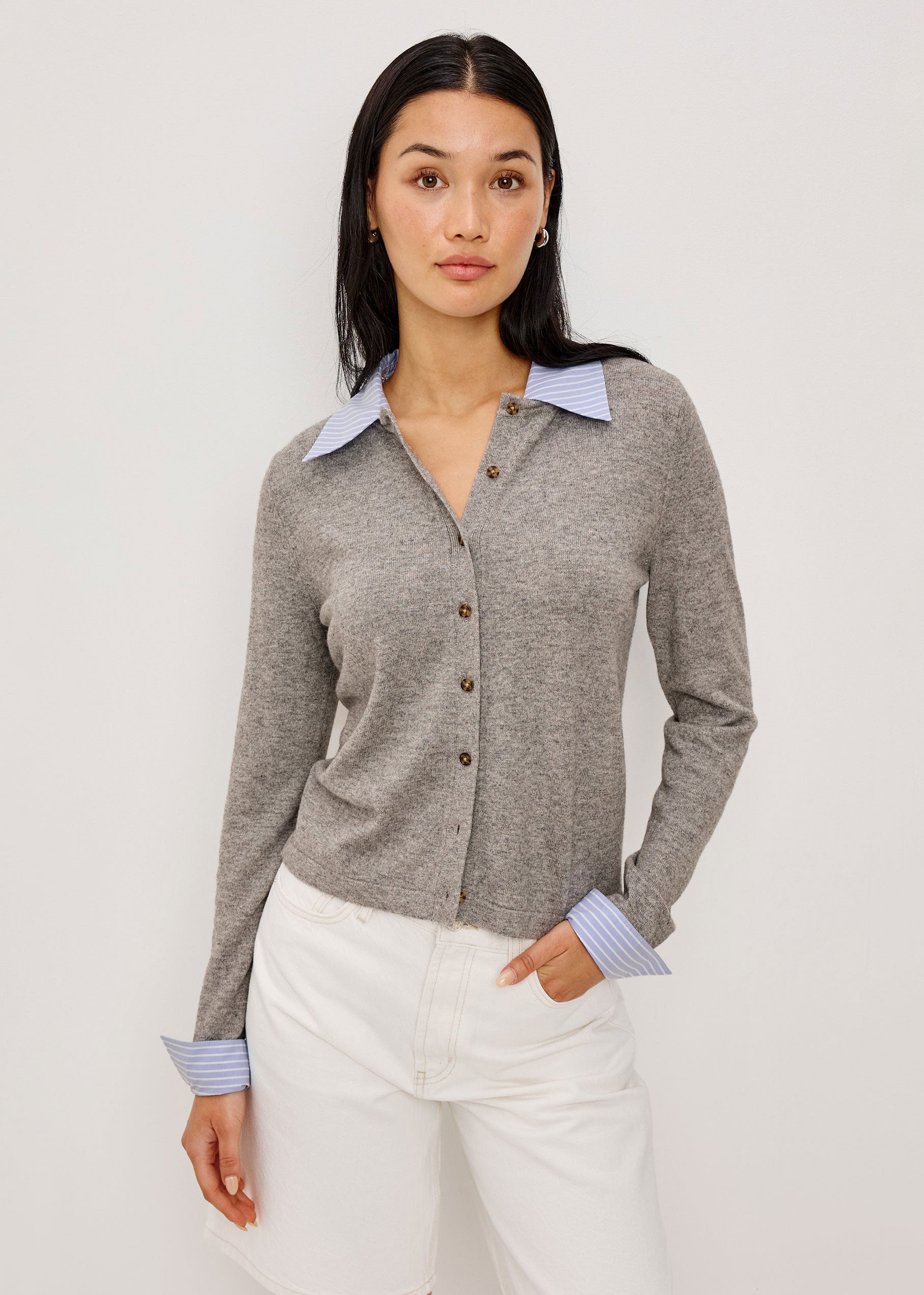 Rails Eryn Cardigan - Heather Grey