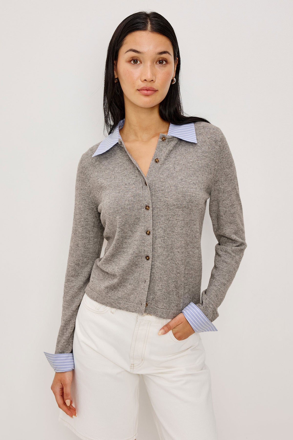 Rails Eryn Cardigan - Heather Grey