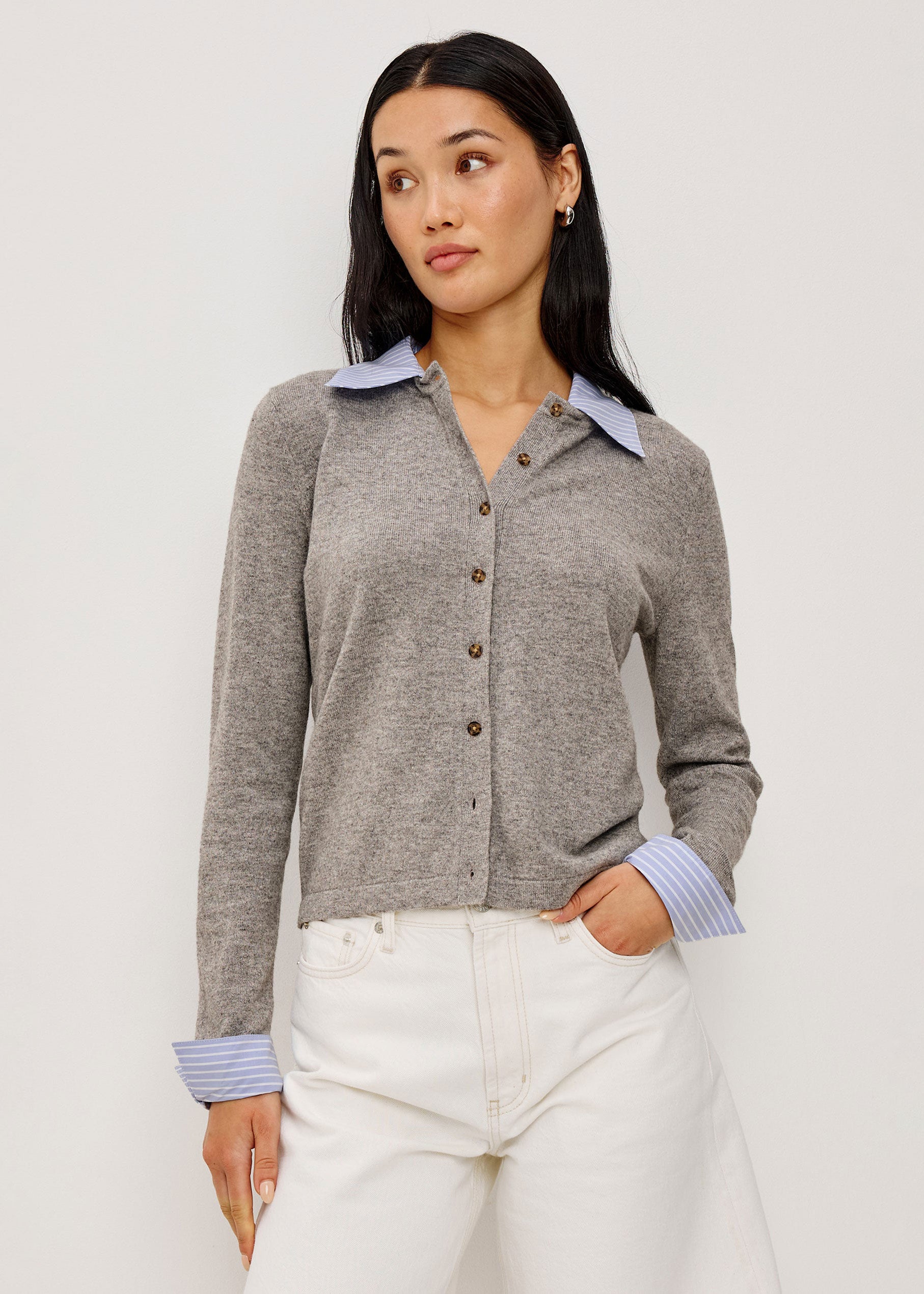 Rails Eryn Cardigan - Heather Grey