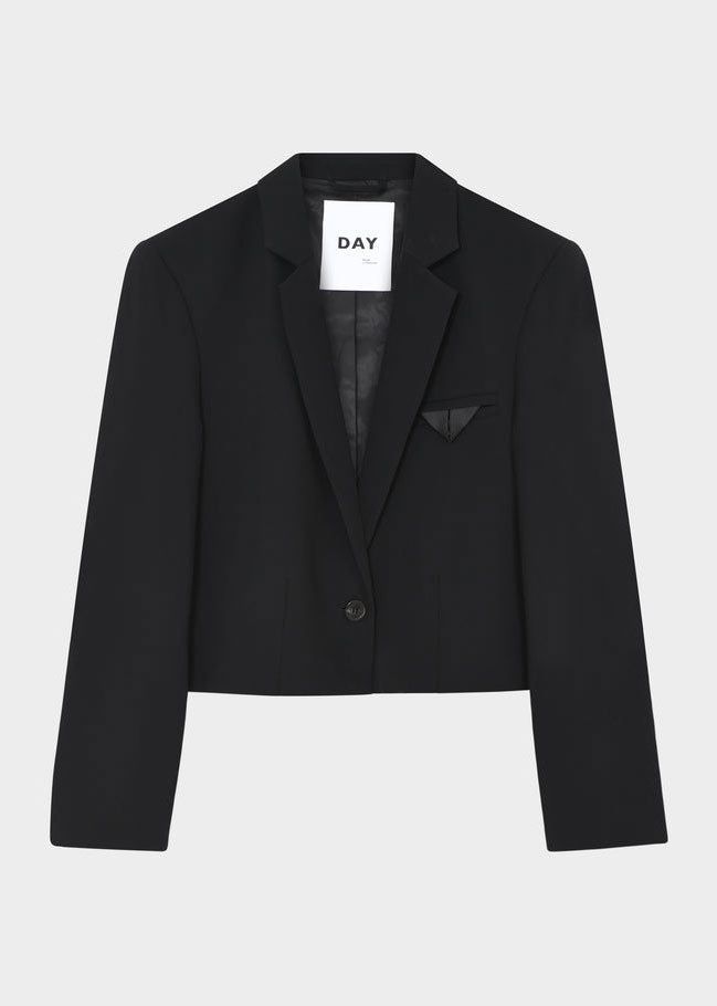 DAY Birger et Mikkelsen Edie Classic Gabardine Blazer - Black