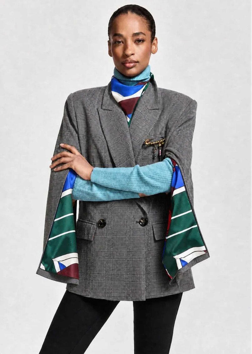 Essentiel Antwerp Kendra Blazer - Steel Pulse