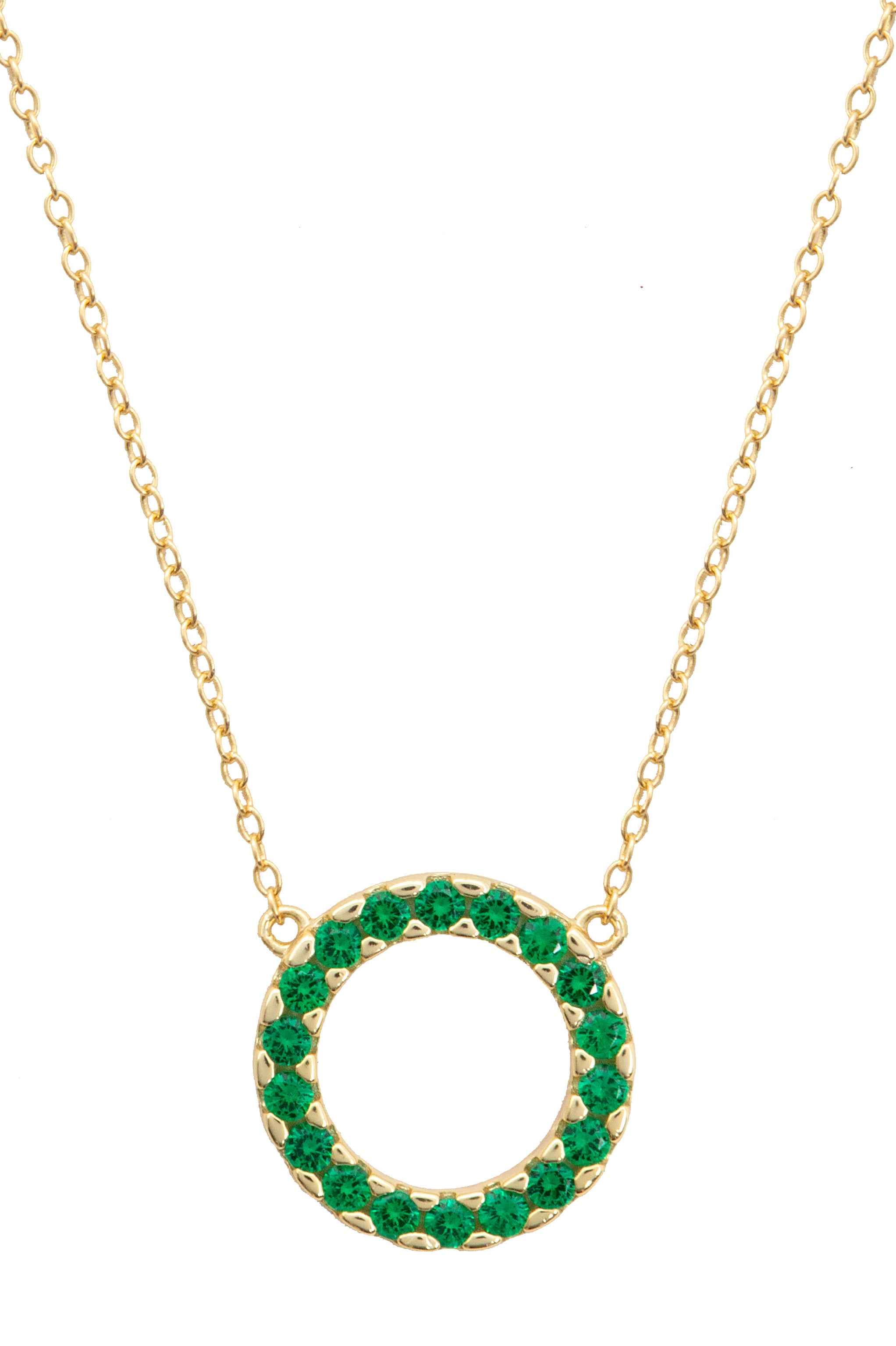 Atelier18 Emerald Eternity Necklace