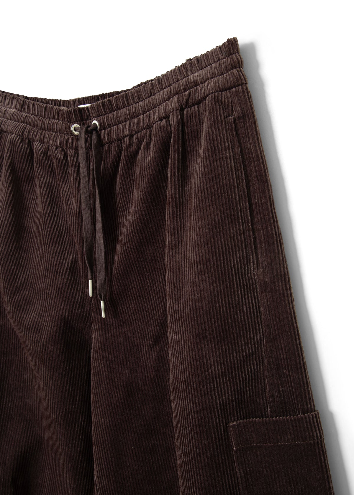 Damson Madder Felix Cord Trousers - Chocolate