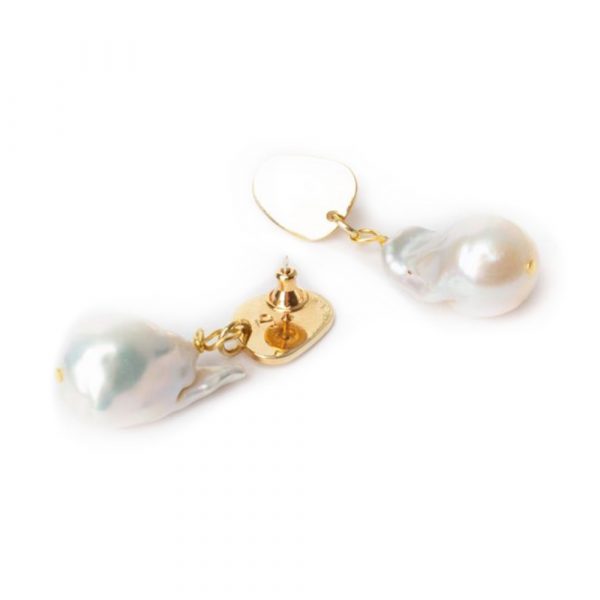 Toolally - Flameball Pearl Earrings