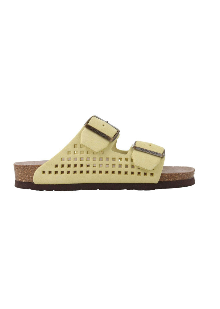 Genuins Honolulu Velour Sandal - Butter