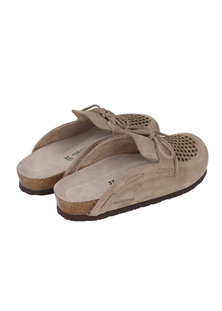 Genuins Ziar Velour Sandal - Taupe