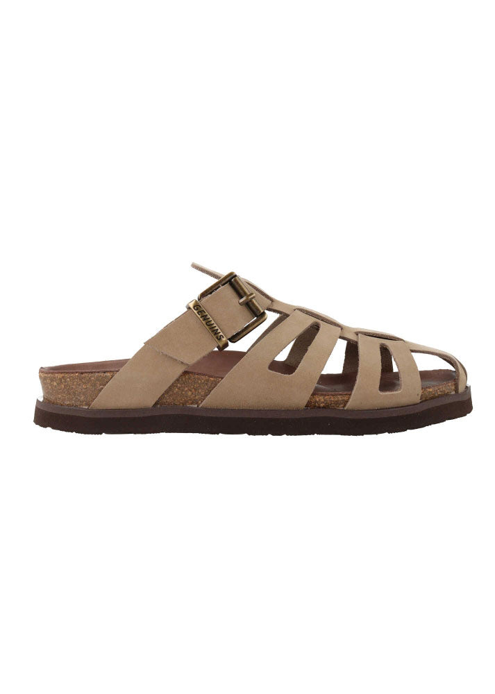 Genuins Oud Nubuck Sandal - Taupe