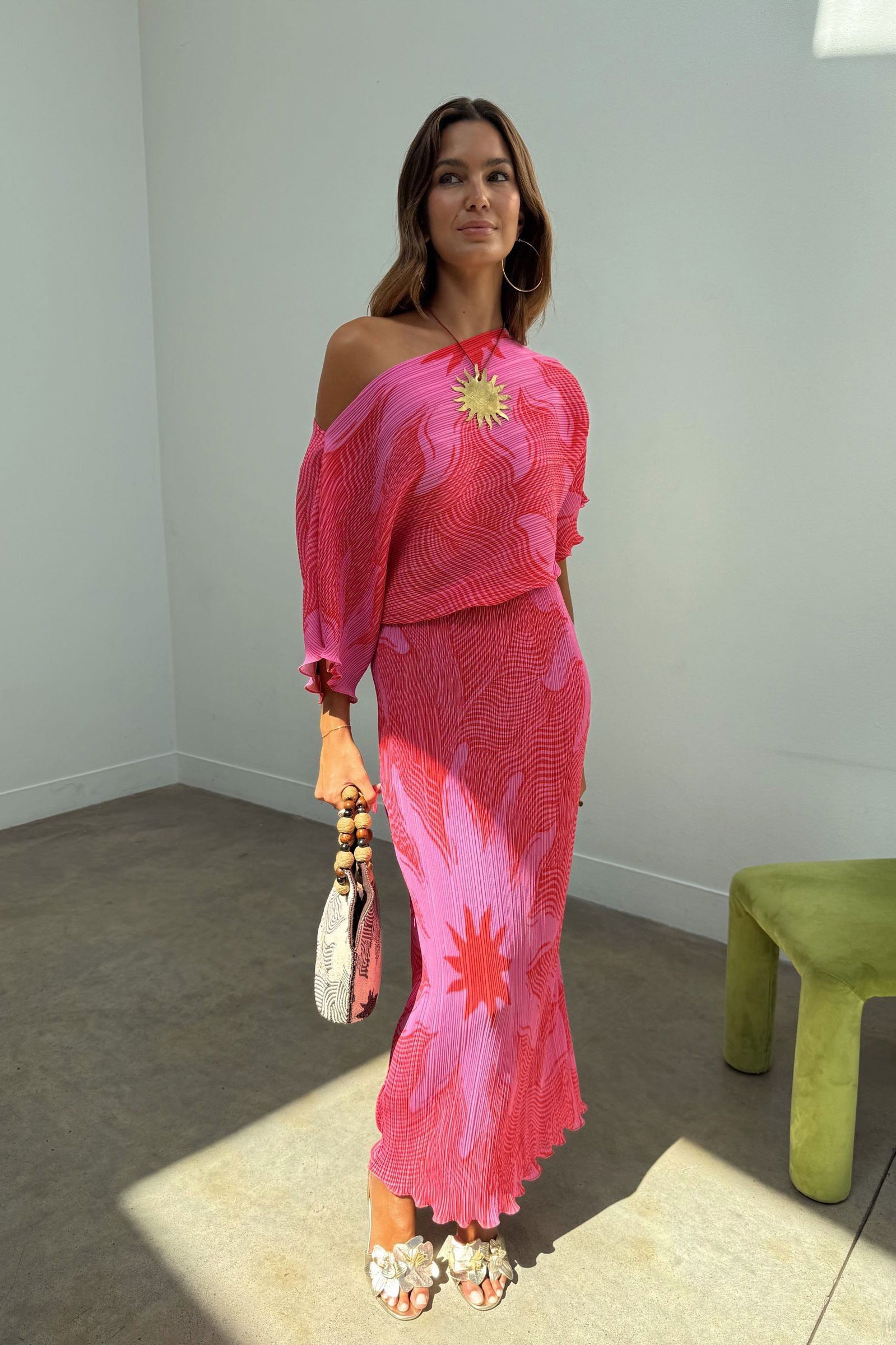 Never Fully Dressed Pink Soleil Tilly Dress