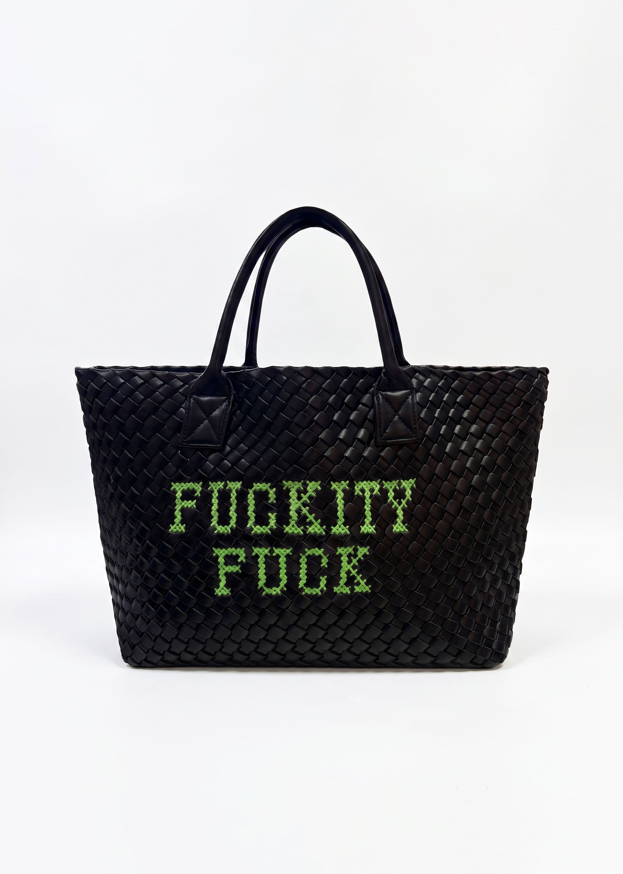 Lilly Loves F*CKITY F*CK Woven Handbag