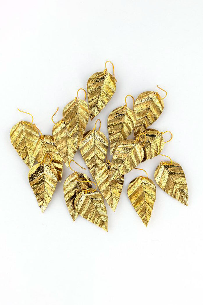 Atelier18 Tumble Leaf Earrings