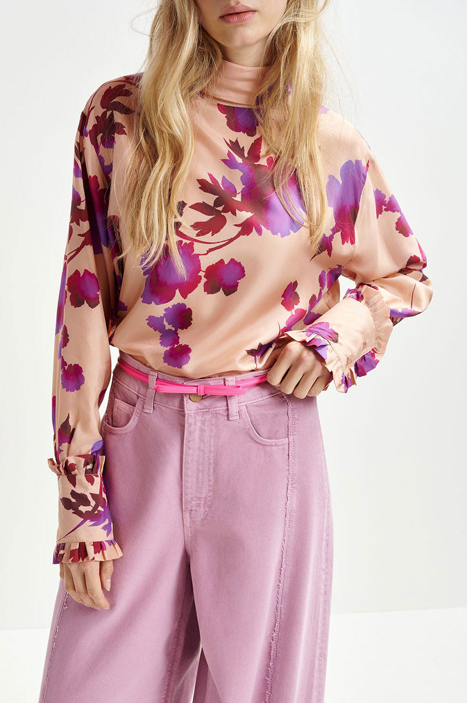Essentiel Antwerp Hamerica Belt - Bright Pink
