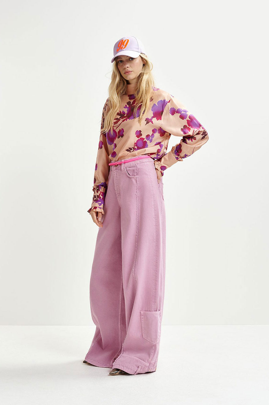 Essentiel Antwerp Hamerica Belt - Bright Pink