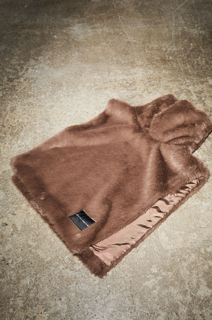 Haute L’amitié Fur Neck Warmer - Brown
