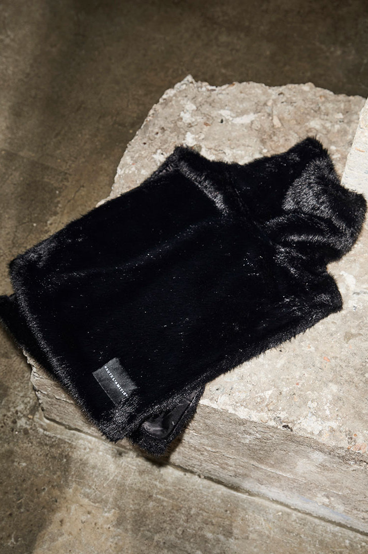 Haute L’amitié Fur Neck Warmer - Black