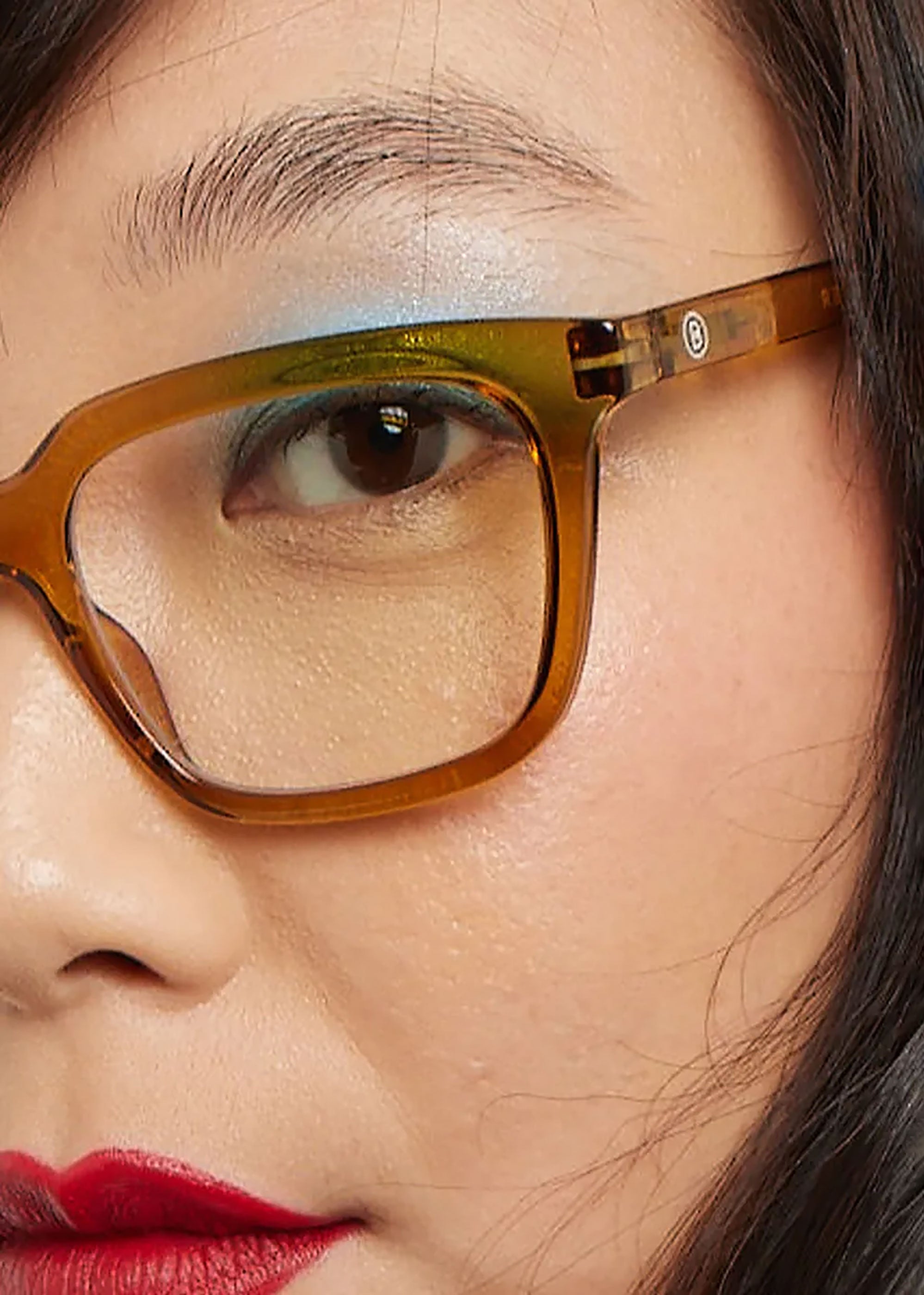 Barner Holly Glossy Blue light Glasses - Ecru Olive