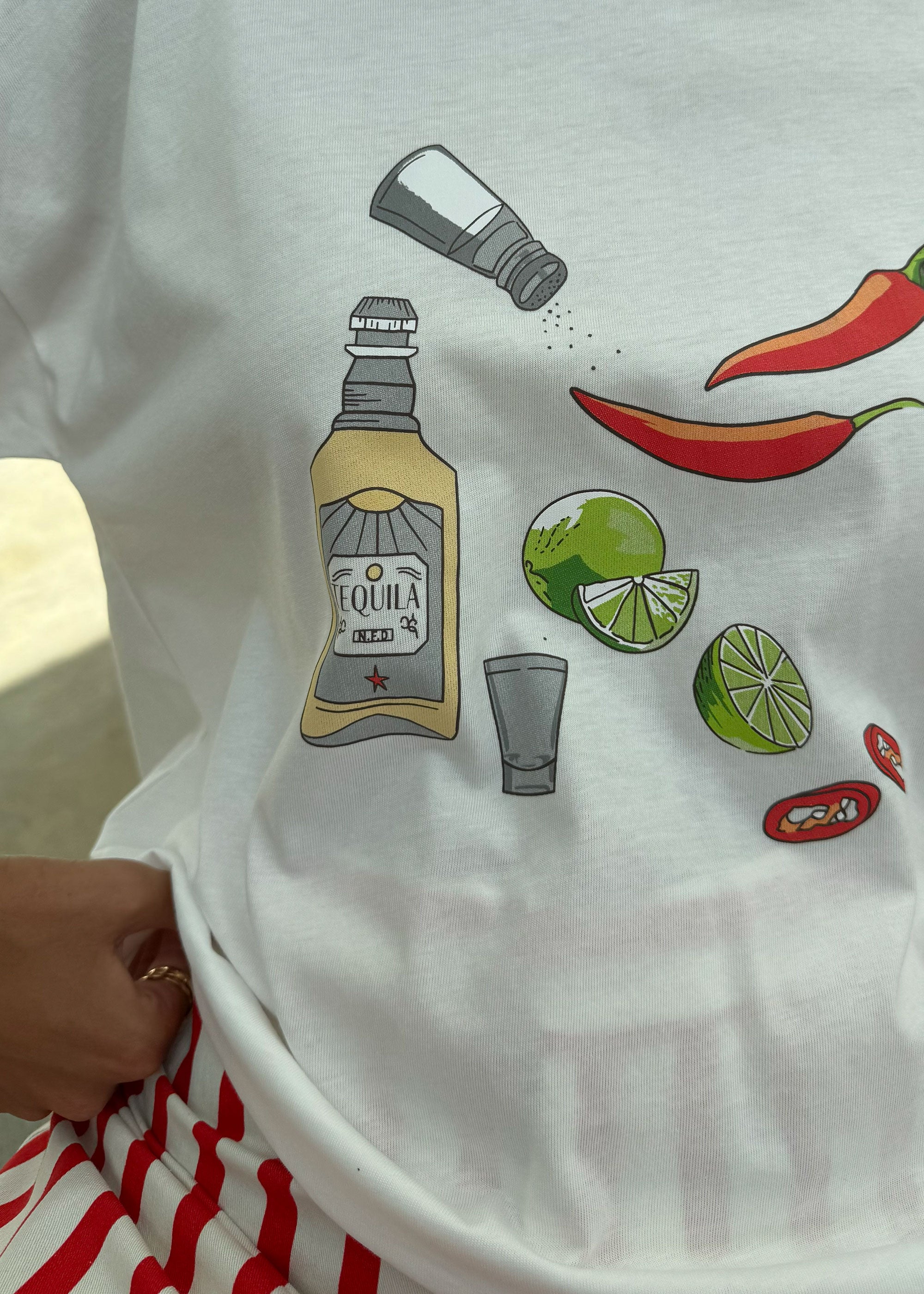 Never Fully Dressed Spicy Marg Ingredients T-Shirt