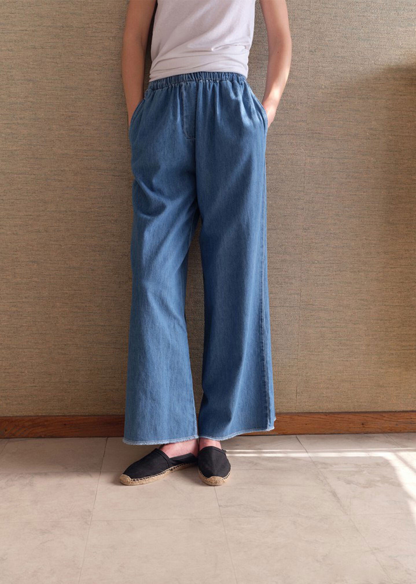 American Vintage Izeway Trousers - Medium Blue