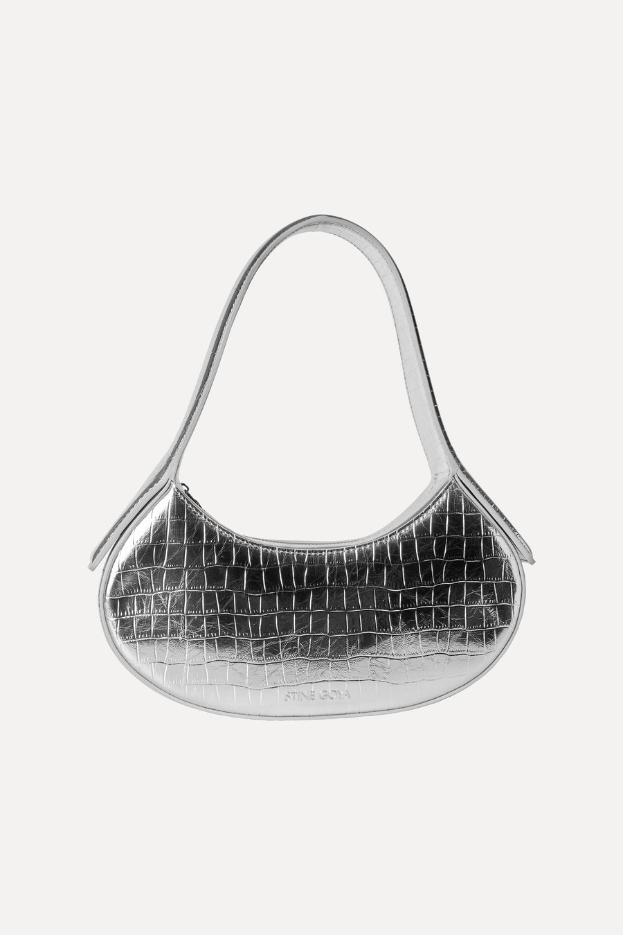 Stine Goya - Irvin Bag - Silver Croc