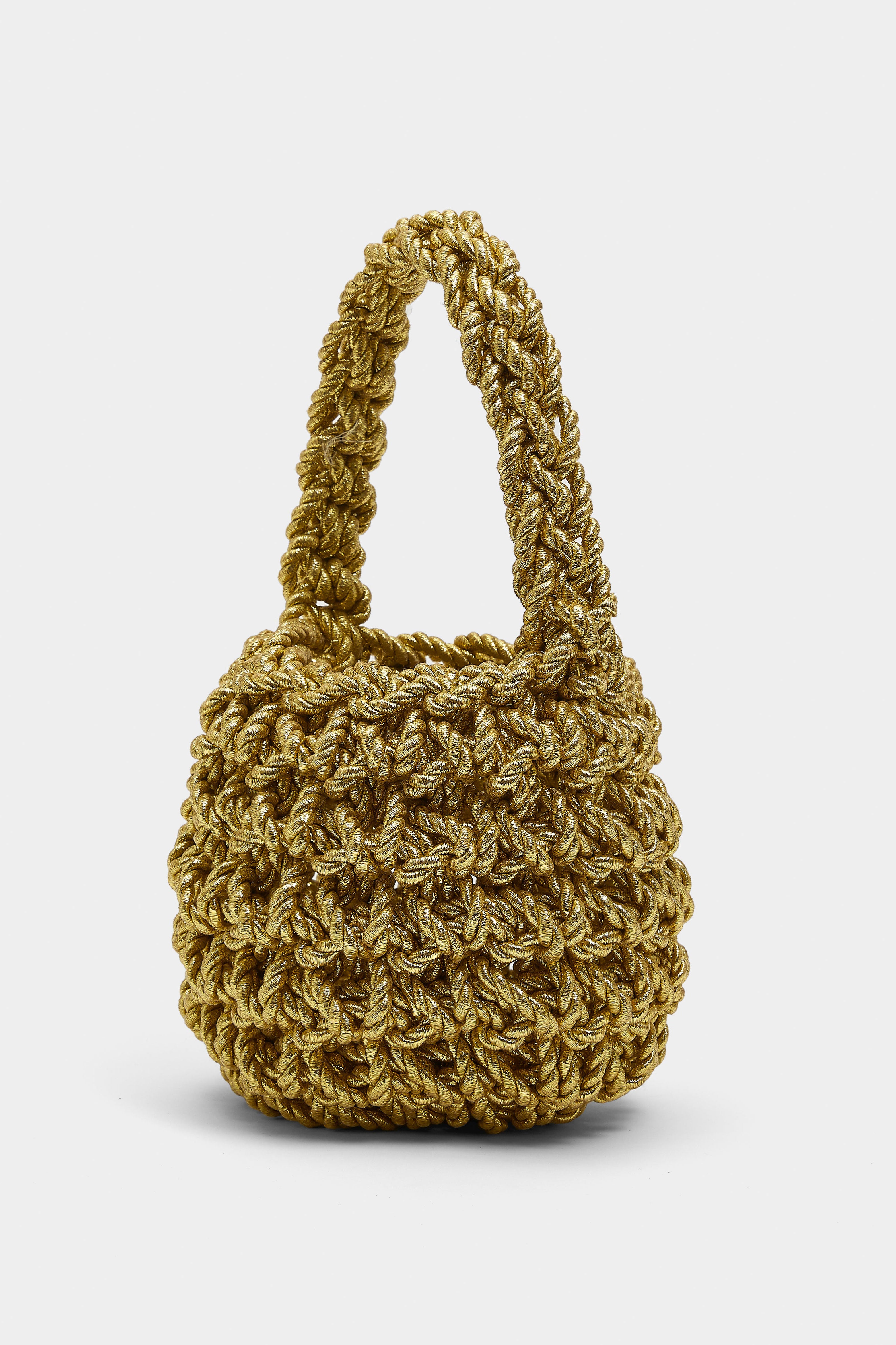 Isla De Gar Hive Luxe Cord Bag - Gold