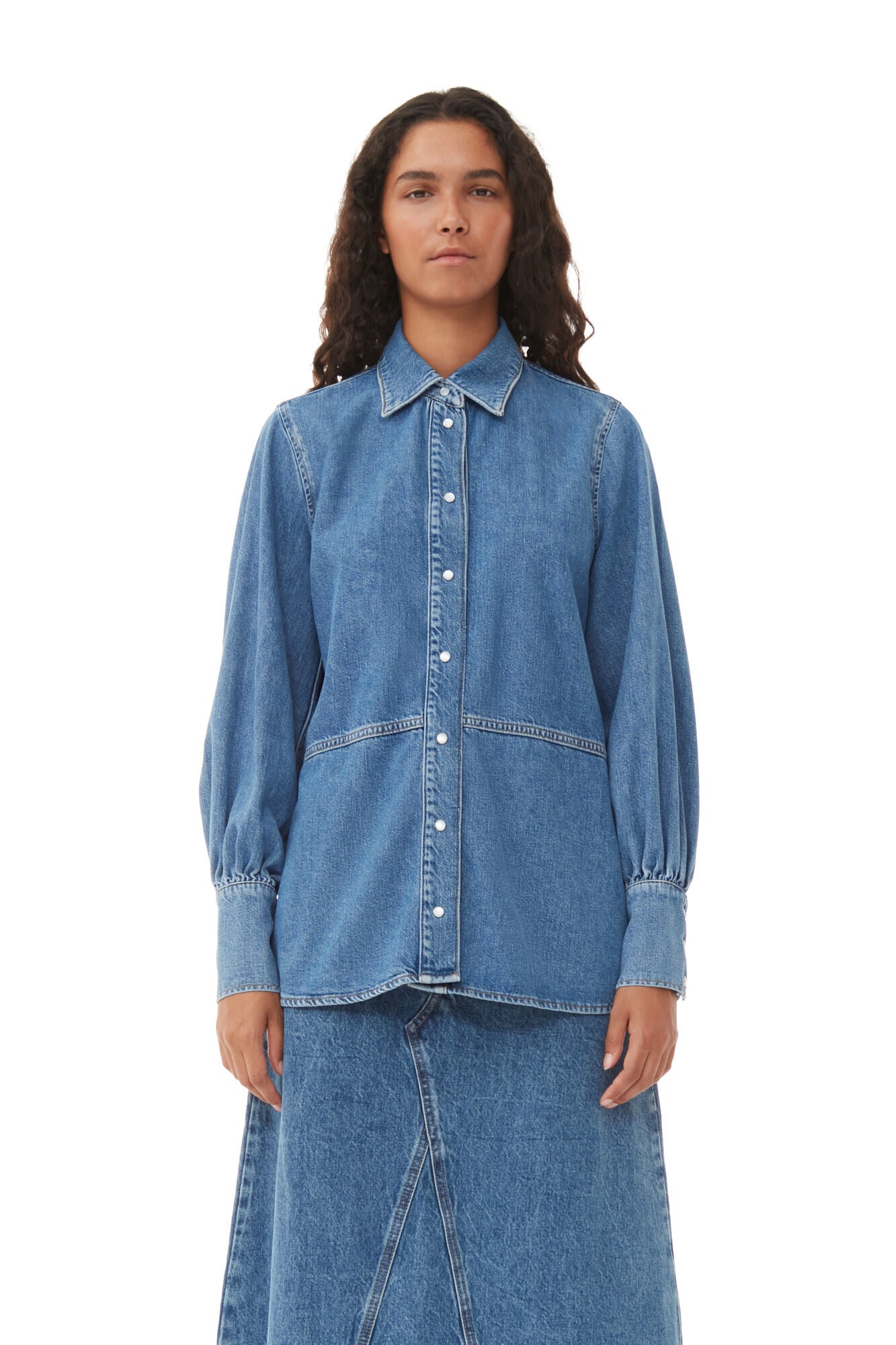 GANNI - Future Denim Shirt