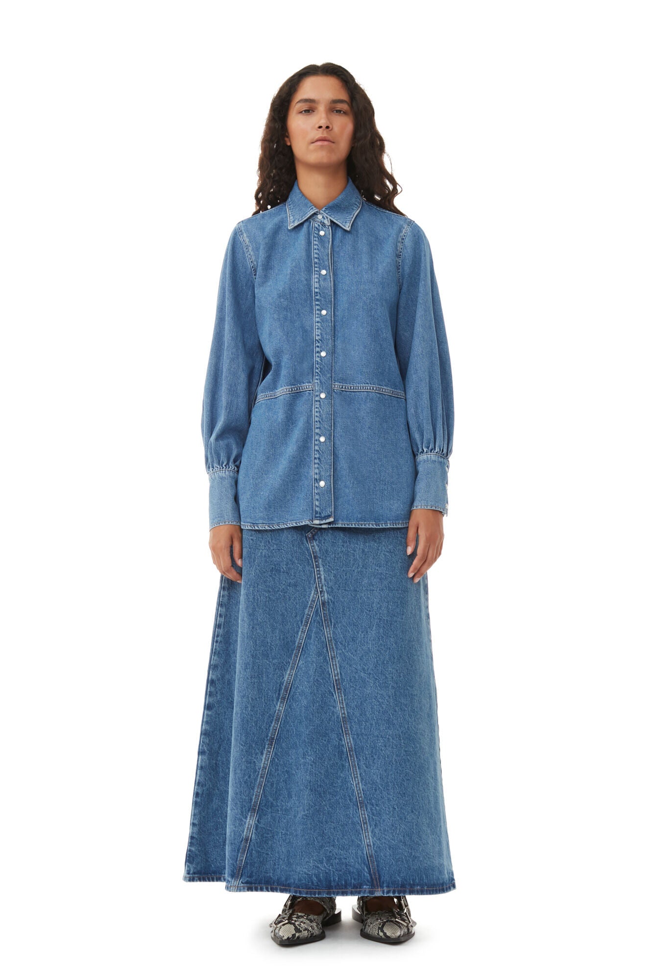 GANNI - Future Denim Shirt