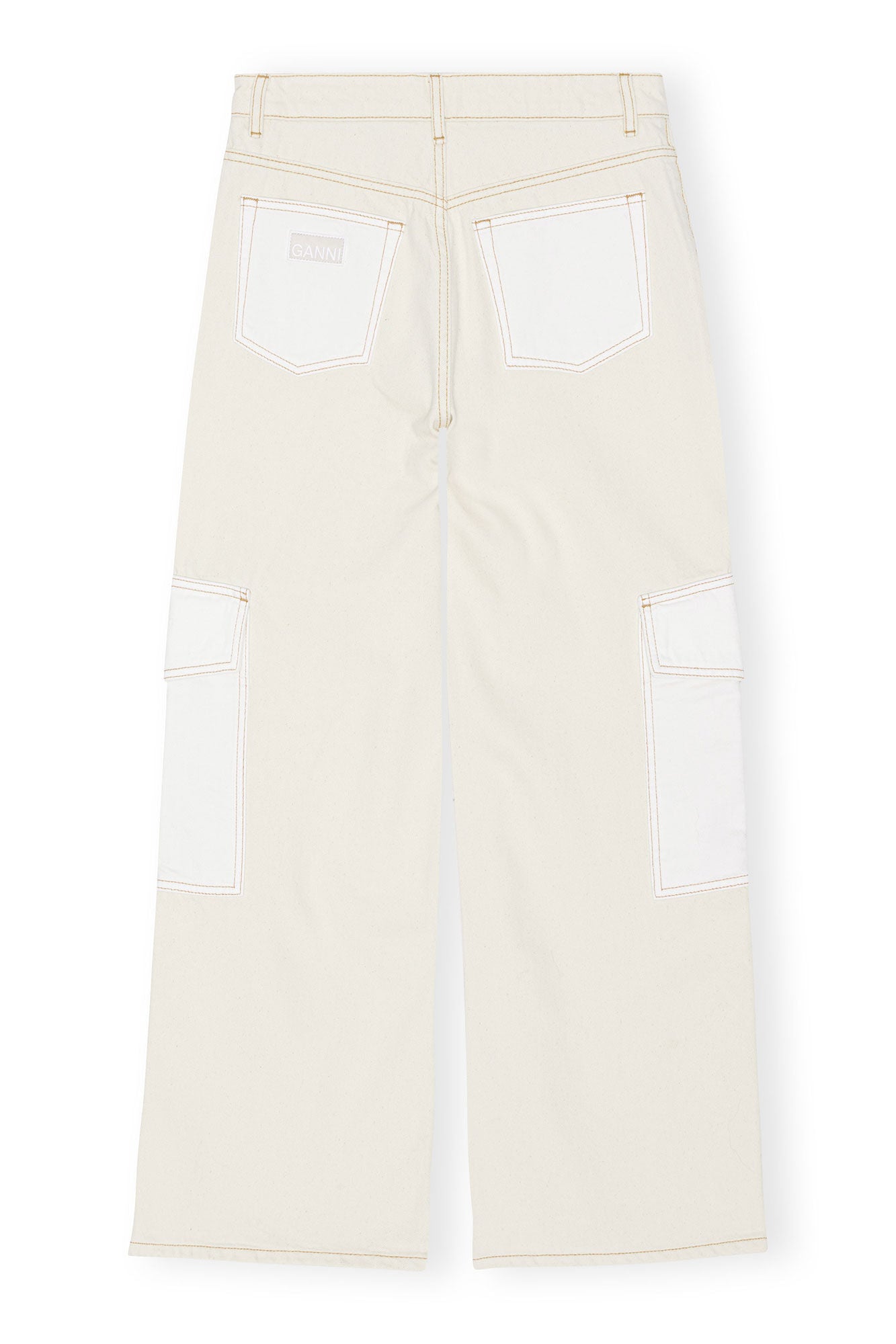 GANNI - Ecru Denim Angi Egret
