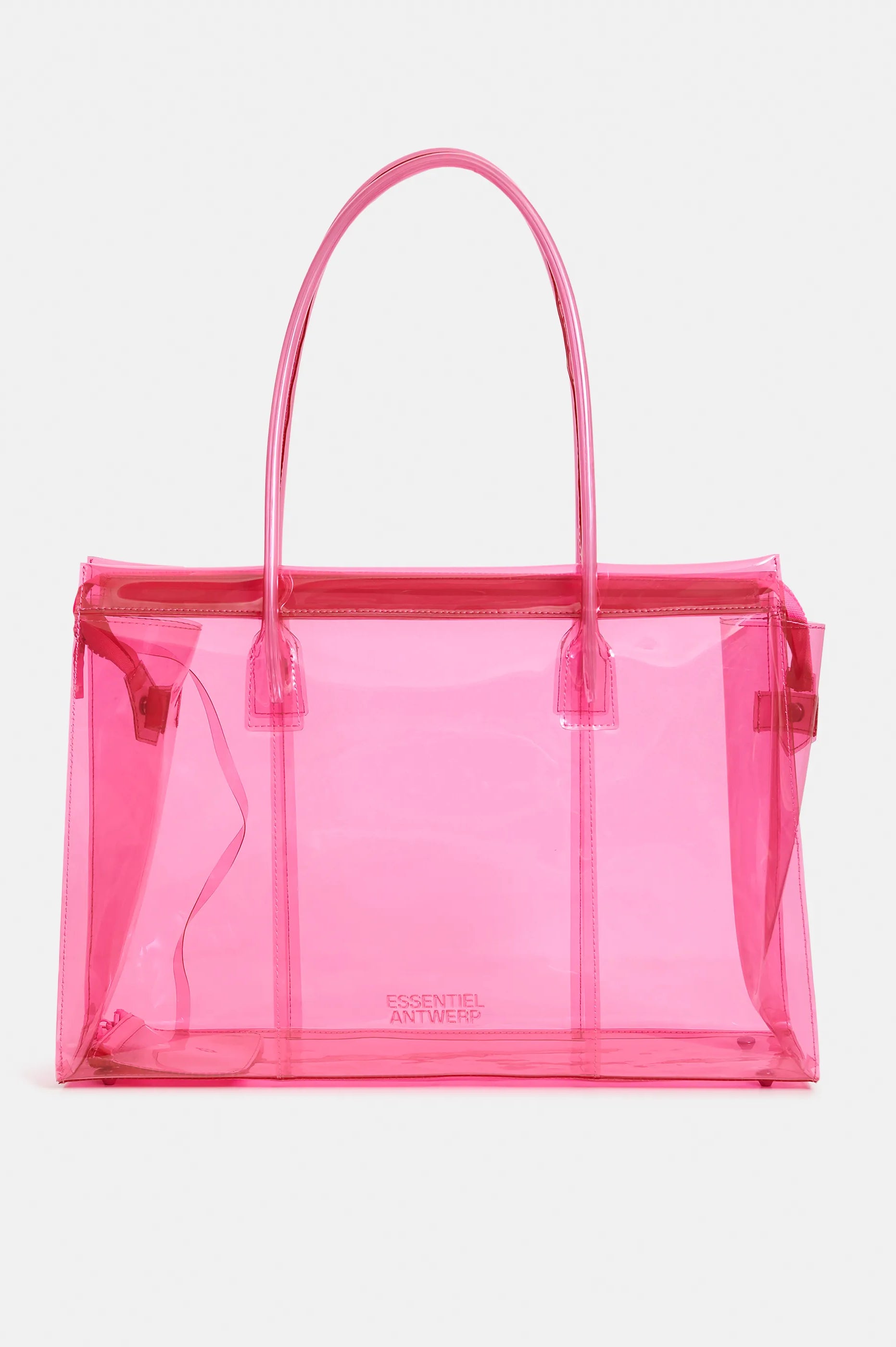Essentiel Antwerp Jano Clear Tote Bag - Pink